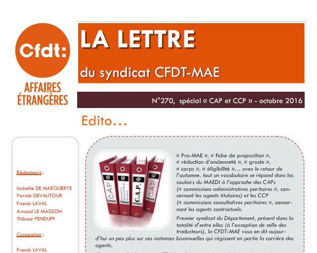 Tout ce que vous souhaitiez savoir sur les CAP / CCP la LDS d